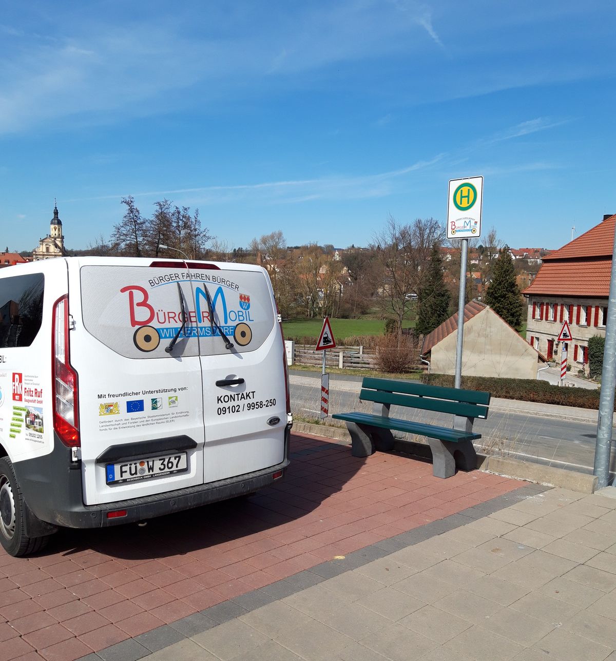 Wartebänke Bürgermobil